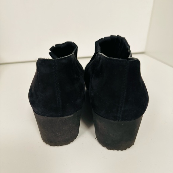 ARCHE Nubuck Black Suede Wedge heal slip on shoe Made in France - Picture 4 of 6